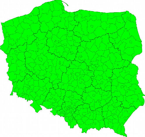 Aktuelle Unwetterwarnungen Polska